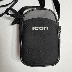 ICON RWC111-GRY Padded Camera Bag Pouch Case w/ Shoulder Strap - EUC‎